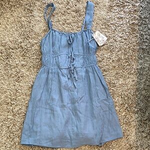 Pink Republic Denim Blue Dress Light Fabric